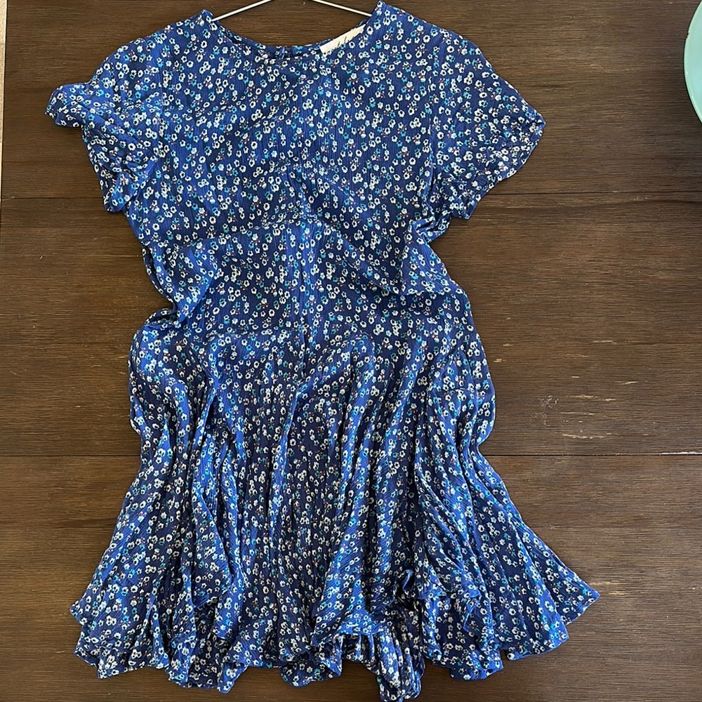 Floral Blue Dress